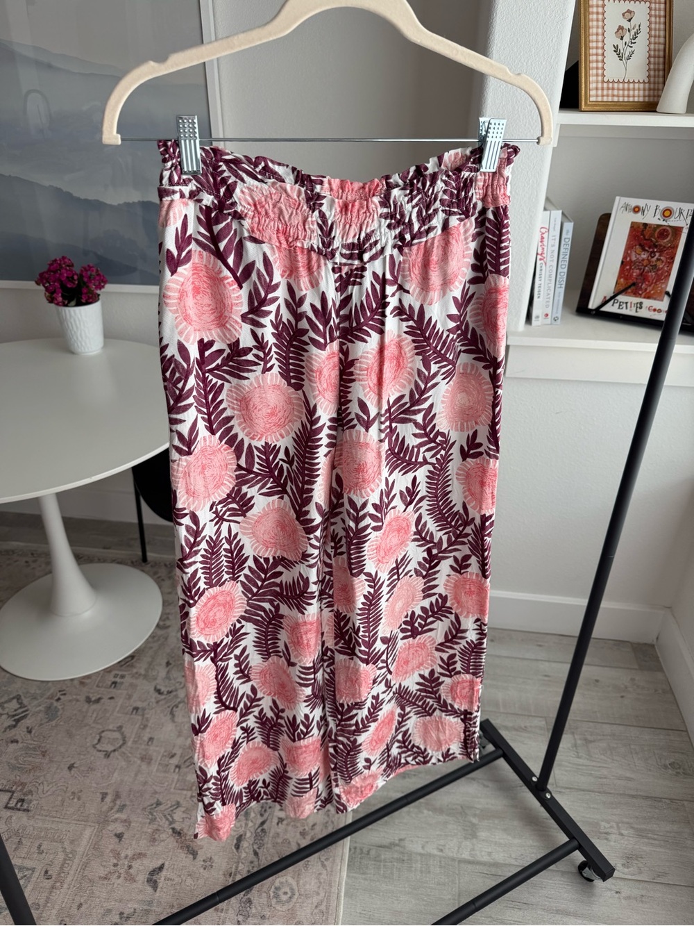 Anthropologie Pull-On Printed Pant
